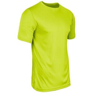 NWOT Champro Youth Hi Vis Visibility Optic Yellow Tee Youth Large